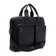 Мужской кожаный портфель Borsa Leather K166451bl-black фото