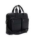 Чоловічий шкіряний портфель Borsa Leather K166451bl-black картинка, зображення, фото