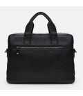 Мужской кожаный портфель Borsa Leather K166451bl-black фото, картинка, изображение