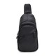 Мужской кожаный рюкзак через плечо Borsa Leather K1616D-black фото