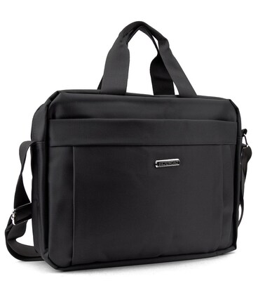 Сумка-портфель мужская текстильная для ноутбука 13' и документов Tiding Bag M56-3813A фото, картинка, изображение