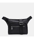 Чоловіча шкіряна сумка Borsa Leather K166317bl-black картинка, зображення, фото