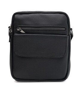 Чоловіча шкіряна сумка Borsa Leather k1801bl-black картинка, зображення, фото