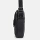 Мужская кожаная сумка Borsa Leather k1801bl-black фото