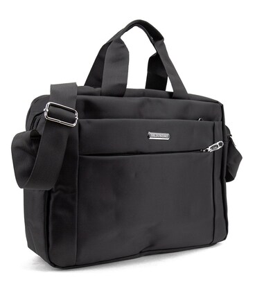 Сумка-портфель мужская текстильная для ноутбука 13' и документов Tiding Bag M56-3812A фото, картинка, изображение