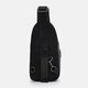 Чоловічий шкіряний рюкзак через плече Borsa Leather K1620f-black картинка, зображення, фото