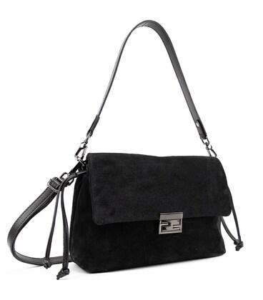 М'яке замшеве жіноче кросбоді із затяжками Tavinchi CH-8585A-Y картинка, зображення, фото