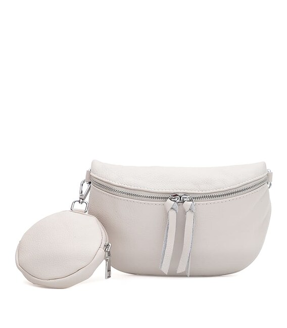 Женская кожаная сумка Borsa Leather K15-5813w-white фото, картинка, изображение