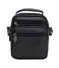 Мужская кожаная сумка Borsa Leather K16685-1bl-black фото, картинка, изображение