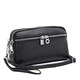 Женская кожаная сумка Borsa Leather K11668bl-black фото