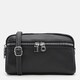 Женская кожаная сумка Borsa Leather K11668bl-black фото
