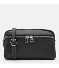 Женская кожаная сумка Borsa Leather K11668bl-black фото, картинка, изображение