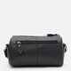 Женская кожаная сумка Borsa Leather K19922bl-black фото