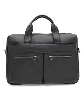 Чоловіча шкіряна сумка Borsa Leather k19006bl-black картинка, зображення, фото