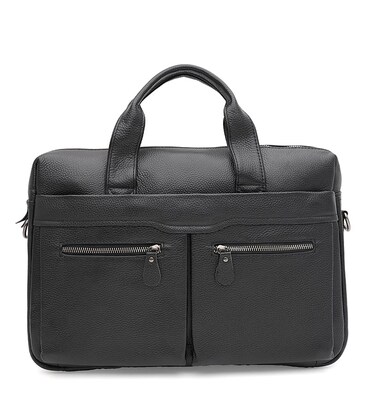 Чоловіча шкіряна сумка Borsa Leather k19006bl-black картинка, зображення, фото