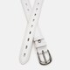 Женский кожаный ремень Borsa Leather Cv1zk-049w-white фото