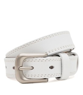 Женский кожаный ремень Borsa Leather Cv1zk-046w-white фото, картинка, изображение