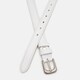 Жіночий шкіряний ремінь Borsa Leather Cv1zk-046w-white картинка, зображення, фото