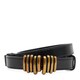 Женский кожаный ремень Borsa Leather Cv1zk-111bl-black фото