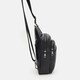 Мужской кожаный рюкзак через плечо Borsa Leather K1a1003bl-black фото