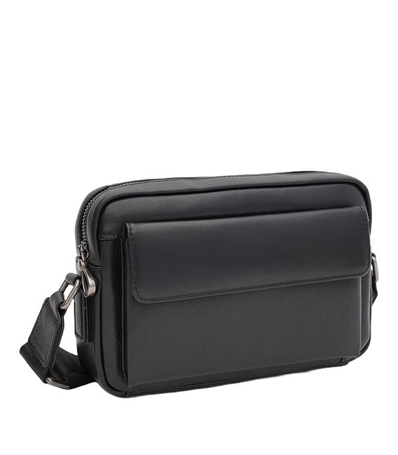 Чоловіча шкіряна сумка Ricco Grande K12030-3bl-black картинка, зображення, фото