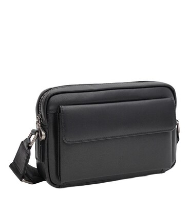 Мужская кожаная сумка Ricco Grande K12030-3bl-black фото, картинка, изображение