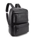 Мужской кожаный рюкзак черный Tiding Bag A25F-210727A фото, картинка, изображение