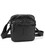 Кожаный компактный мужской мессенджер черный Tiding Bag M56-0080A фото, картинка, изображение