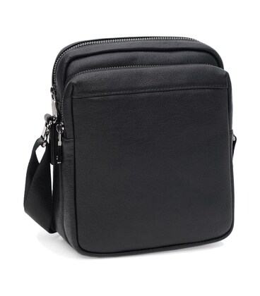 Чоловіча шкіряна сумка Ricco Grande K12140-black картинка, зображення, фото