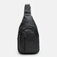 Мужской кожаный рюкзак Keizer K1082bl-black фото