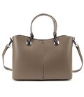 Темно-бежева шкіряна сумка середніх розмірів Firenze Italy F-IT-7627DB картинка, зображення, фото