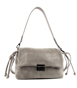 М'яке замшеве жіноче кросбоді із затяжками Tavinchi CH-8585G-Y картинка, зображення, фото