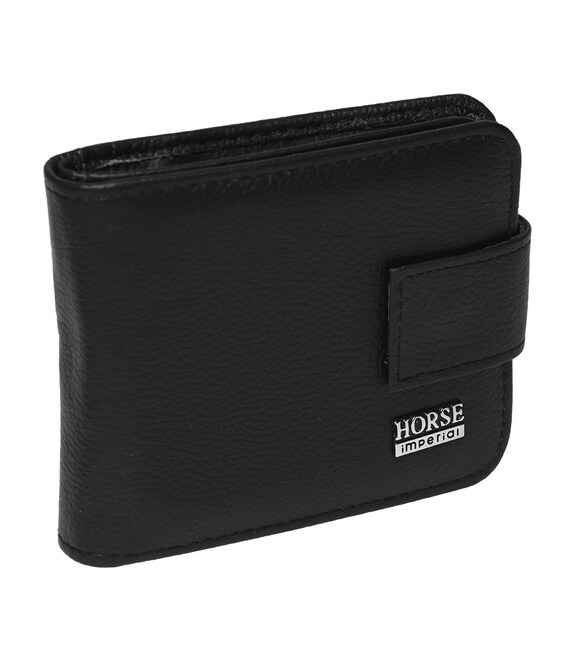 Чоловічий шкіряний гаманець Horse Imperial k1029w-black картинка, зображення, фото
