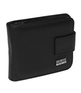 Мужской кожаный кошелек Horse Imperial k1029w-black фото, картинка, изображение