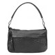Женская кожаная сумка Borsa Leather 1t840-black фото