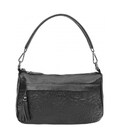 Женская кожаная сумка Borsa Leather 1t840-black фото, картинка, изображение