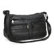 Женская кожаная сумка Borsa Leather K1105-black фото