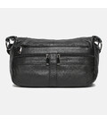 Женская кожаная сумка Borsa Leather K1105-black фото, картинка, изображение