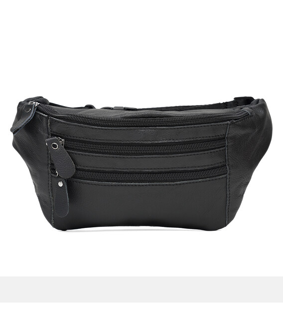 Мужская кожаная сумка Borsa Leather K102-black фото, картинка, изображение