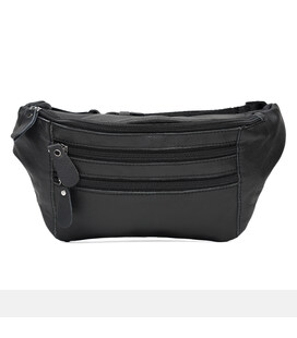 Чоловіча шкіряна сумка Borsa Leather K102-black картинка, зображення, фото