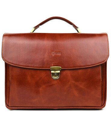 Шкіряний чоловічий портфель на два відділення TARWA GBord-2067-4lx бордовий фото, картинка, изображение