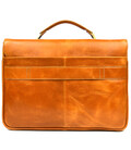 Шкіряний чоловічий портфель на два відділення TARWA GBalc-2067-4lx медовий картинка, зображення, фото