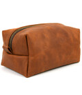 Шкіряний несесер косметичка TARWA RB-8033-4lx коньячний крейзі хорс картинка, зображення, фото