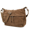 Замшева сумка месенджер Італія Firenze fz382328_taup тауп фото, картинка, изображение