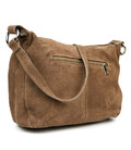 Замшева сумка месенджер Італія Firenze fz382328_taup тауп фото, картинка, изображение