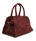 Замшева сумка тоут Італія Firenze fz3752_bordo бордо фото, картинка, изображение