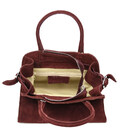 Замшева сумка тоут Італія Firenze fz3752_bordo бордо фото, картинка, изображение