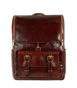 Великий шкіряний рюкзак - The Odyssey - Коричневий колір - Time Resistance 5214401 картинка, зображення, фото