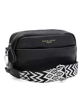 Женская кожаная сумка Borsa Leather K15-5818bl-black фото, картинка, изображение