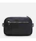 Женская кожаная сумка Borsa Leather K15-5818bl-black фото, картинка, изображение